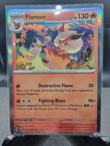 Flareon 013/131 Sv: Prismatic Evolutions Holo Pokemon Tcg - Imagen 1 de 1