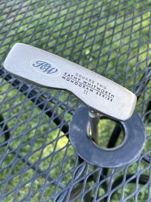 Kathy Whitworth Monogram Series II Square Two Gold Putter RH LPGA Graphite - Image 1 of 4