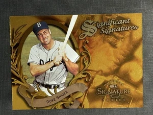 1997 Donruss Signature Series Duke Snider Significant Signatures Auto #/2000 HOF - Picture 1 of 2