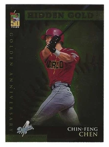 2001 Topps Golden Anniversary #38 Chin-Feng Chen Los Angeles Dodgers BV$1 Insert - Picture 1 of 1