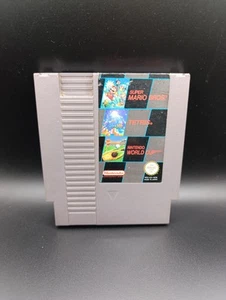Nintendo NES - Juego 3 en 1 - Super Mario Bros Tetris World Cup - Imagen 1 de 2