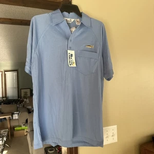 Sun Casuals Herren Kurzarm Blau Polo Short Medium Fish - Bild 1 von 4