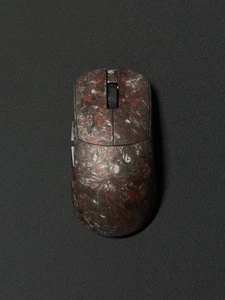 WLMOUSE Ying 8K Wireless Gaming Mouse Carbon Fiber (Red) RARE - Picture 1 of 5