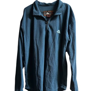 Nike ACG Vintage Men's Thermal Layer 2 Fleece Blue 1/4 Zip Sweatshirt Jacket XXL - Picture 1 of 11