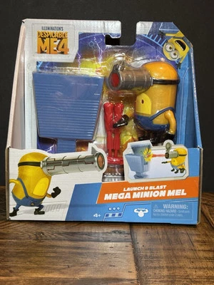 卑鄙的我 4 电影发布和爆炸 Mega Minion Mel 4 公仔 2024 - 全新节省! — 第 1/3 张图片