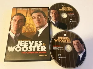 JEEVES & WOOSTER SEASON TWO DVD 1991 STEPHEN FRY HUGH LAURIE UK P.G. WODEHOUSE - Picture 1 of 5