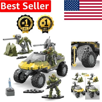 互动式 Mega Halo Warthog 324 件建筑套装带动作玩偶 — 第 1/4 张图片