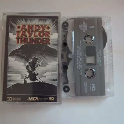 Andy Taylor of Duran Duran Thunder Cassette HTF 1987 - Image 1 of 3