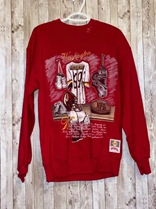 Felpa Washington Redskins noce moscata vintage anni 90 taglia large made in USA - Foto 1 di 8