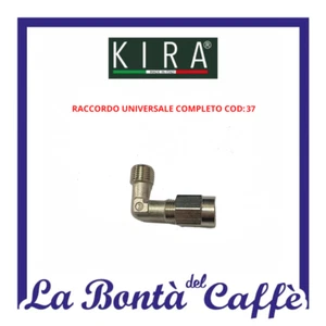 RICAMBIO ORIGINALE RACCORDO UNIVERSALE COMPL  MGKR37 PER MACCHINA DA CAFFE' KIRA - Picture 1 of 1