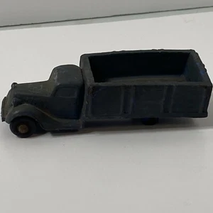 Camión de estacas Ford Barr Rubber Co. 1935 de colección, 43/4" de largo, falta rueda - Imagen 1 de 7