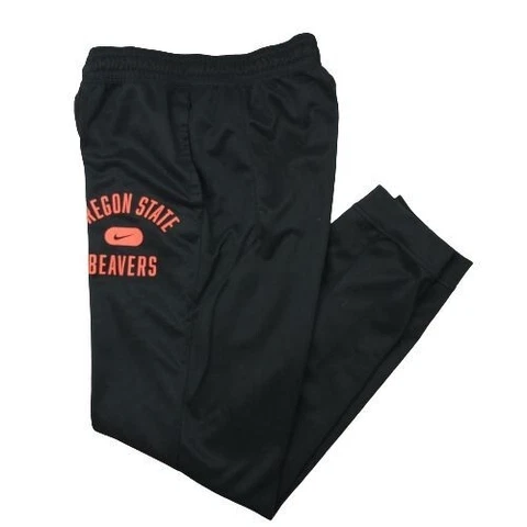 NIke Mens Medium Black Oregon State Beavers Jogger Workout Gym Pants Cover