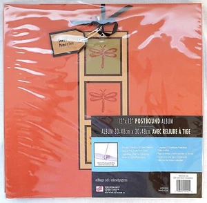 Westrim Crafts Rust Dragonfly 12" x 12" Scrapbook Album #15b - Bild 1 von 5