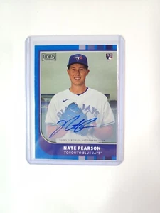 2021 Topps Archives Snapshots Blue Border Auto 38/50 RC (Nate Pearson #33) - Picture 1 of 3
