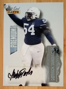 2022 WILDCARD MATTE White AUTO DERRICK TANGELO MB-A - Picture 1 of 2
