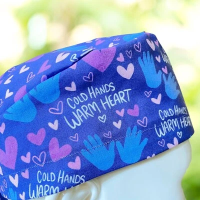 PREMIUM HEARTS Surgical Cap| Healthcare|Scrub Cap| PA|RN |CNA |OR |MD|Tech - Image 1 of 4