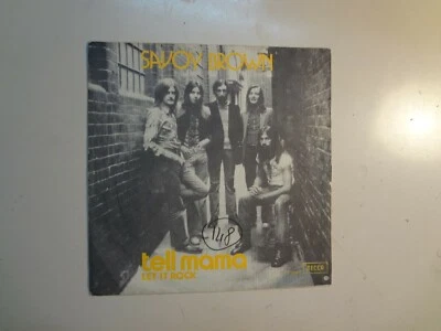 SAVOY BROWN:Tell Mama 3:20-Let It Rock 3:07-Italy 7" 71 Decca Dischi F 13247 PSL Foto 1 de 4