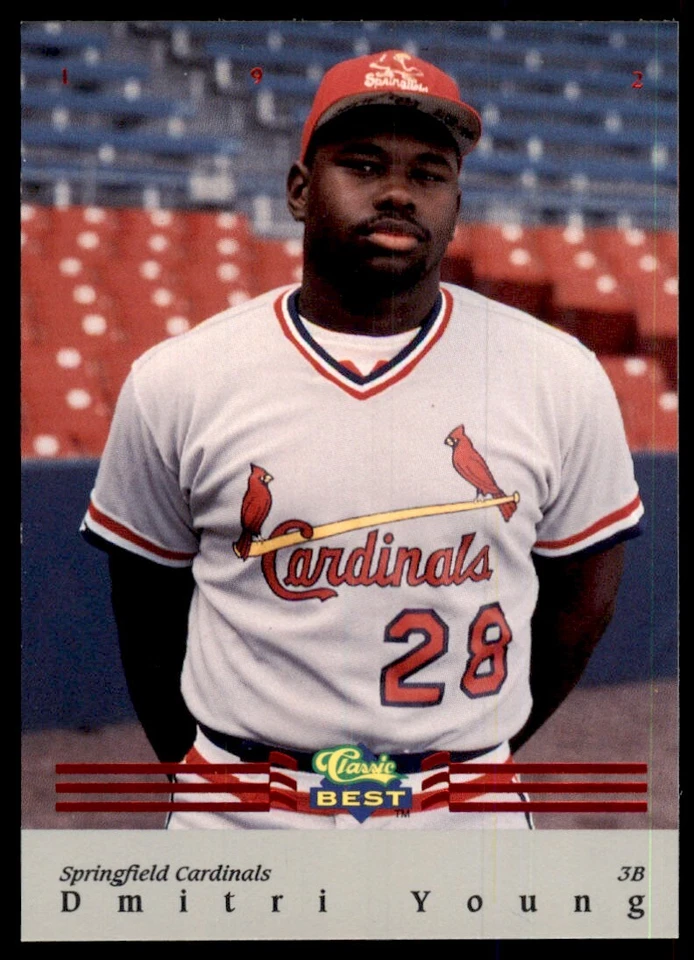 1992 Classic Best Dmitri Young Baseball Cards #BC8 - Image 1 of 2