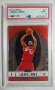 2006-07 Topps Finest LeBron James #22 PSA como nuevo 9 Cavaliers - Imagen 1 de 2