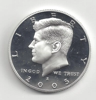 2005-S SILVER PROOF KENNEDY HALF - Image 1 of 2