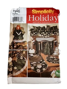 Simplicity Holiday Pattern Collection Uncut #7846 1997 Sewing Patterns Christmas - Picture 1 of 5