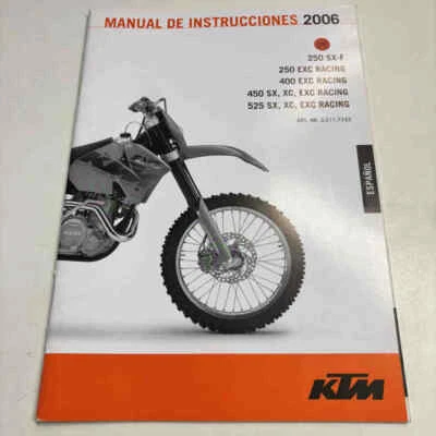 KTM 250/400/525 SX-F/EXC/XC 2006 321173es Handbuch gebraucht Werkstatt-Anleitung - Bild 1 von 4