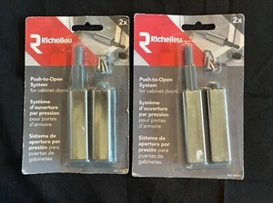 Lot Of 2: (2-Pk) Richelieu Door Damper Brushed Silver Zinc BP02108956S - Picture 1 of 2
