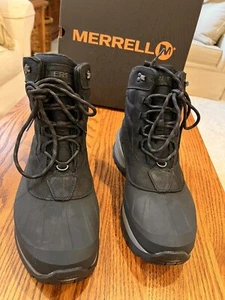Merrell Thermo Slush Mens Boots size 11.5 Black (NEW) - Picture 1 of 7