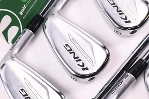 Cobra King Forged Tec One 2020 Irons / 4-PW / Stiff Flex KBS $-Taper Lite Shafts - Picture 1 of 7