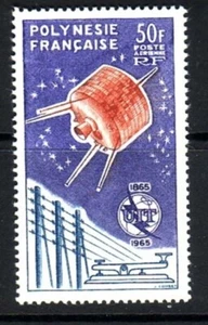 FRENCH POLYNESIA Sc C33 NH ISSUE OF 1965 - ITU. Sc$80 - Picture 1 of 1