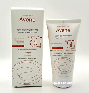 Avene Very High Protection Mineral Cream SPF50+ Lightly Tinted 50ml Exp 04/2027 - Picture 1 of 3