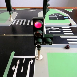 ANTIKE AMPEL Anlage = Alfred Taeger Bremerhaven 50er FAHRSCHULE Auto Verkehr RAR - Bild 1 von 17