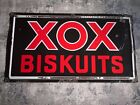 Original XOX Biskuits Emailschild Vorkrieg !!!