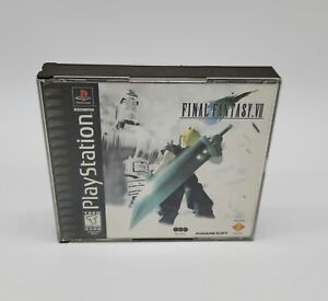 Final Fantasy VII 7 Black Label PlayStation 1 PS1 With Manul 