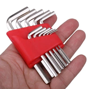 L Shaped Hexagon Key Allen Wrench Screws High Strength Class 12.9 45 Gauge Steel - Picture 1 of 11