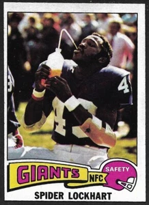 1975 TOPPS FOOTBALL #227 Spider Lockhart North Texas State NY GIANTS EX+ A - Picture 1 of 2