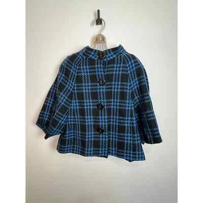The Limited Plaid Cape Jacket - Image 1 of 4