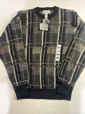 Suéter David Taylor Hombre Talla Grande Multicolor Negro Y Gris NUEVO Foto 1 de 4
