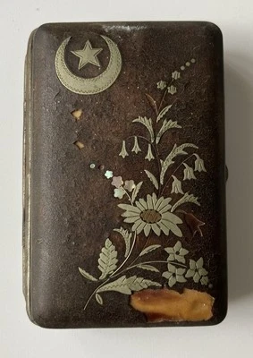 porte monnaie ancien porte louis ecaille 19 eme - Photo 1/4