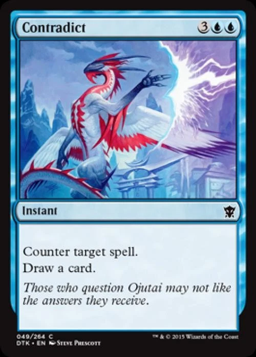 Contradict -Foil Near Mint MTG Dragons of Tarkir - Image 1 of 1