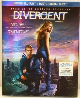 BLU-RAY Divergent + Slipcover (dig exp) DVD NEW SEALED - Image 1 of 2