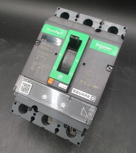 SQUARE D HDL36100U31X 3-P 100A 600V LI CIRCUIT BREAKER 'SAMEDAY SHIP' - Picture 1 of 9