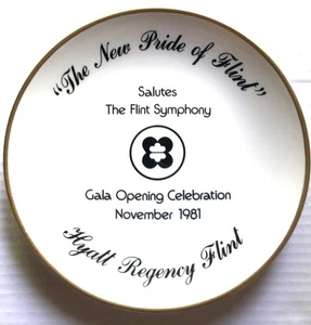 Vintage "Pride of Flint Michigan Symphony Plate" - 11-1981 Gala - No. 9133 - Bild 1 von 3