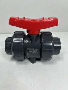 UPVC TRUE UNION BALL VALVE 1" (DN25) Fast Ship - Picture 1 of 3