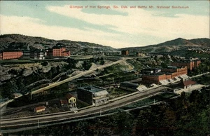 Hot Springs,SD Battle Mt. National Sanitarium c1910 South Dakota Postcard - Picture 1 of 2
