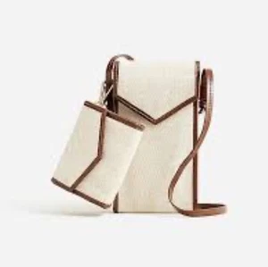 Gracie Phone Bag In Canvas And Leather For Women - J.Crew - Picture 1 of 11
