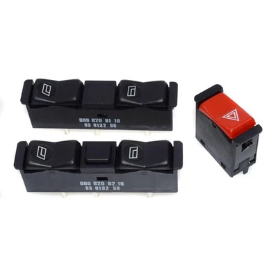 Door Master Power Window Switch SET For Mercedes Benz 190D 190E 240D 300SD 380 Foto 1 de 4