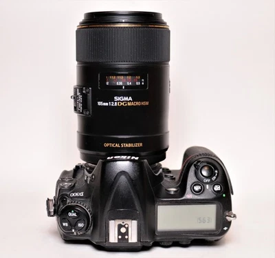 Sigma 105mm F/2.8 EX DG HSM OS Macro Lens for Nikon - Image 1 of 4