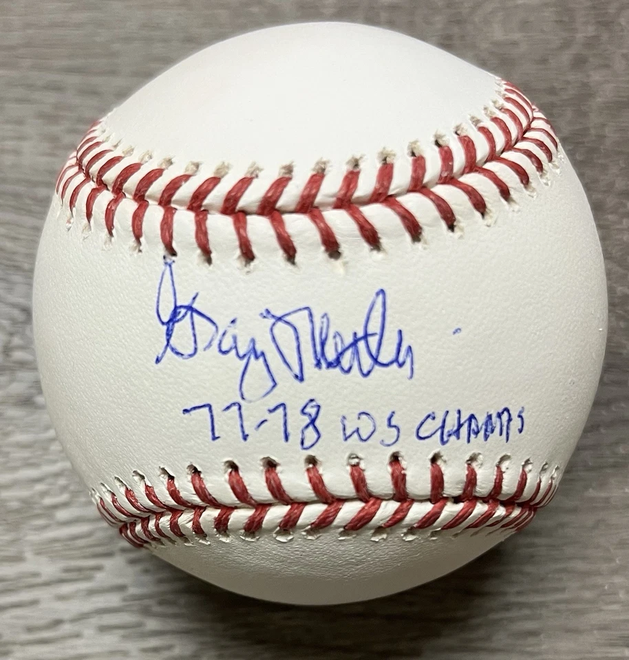 Graig Nettles "77-78 WS Champs" New York Yankees Autographed MLB Baseball JSA - Image 1 of 1