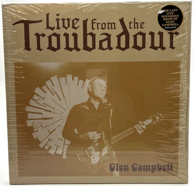 New / Sealed GLEN CAMPBELL "Live From The Troubadour" 2xLP 2021 Big Machine - Image 1 of 2